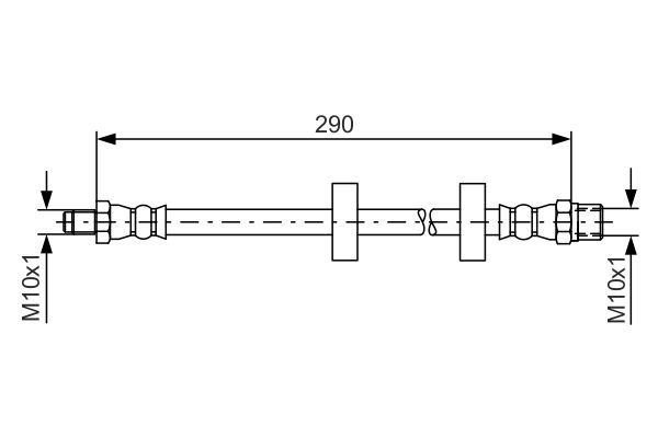 BOSCH 1 987 476 334 Brake Hose