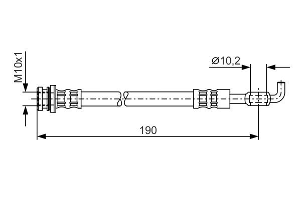 BOSCH 1 987 476 338 Brake Hose