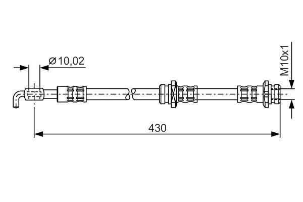 BOSCH 1 987 476 342 Brake Hose