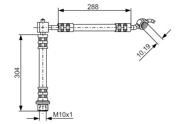 BOSCH 1 987 476 358 Brake Hose