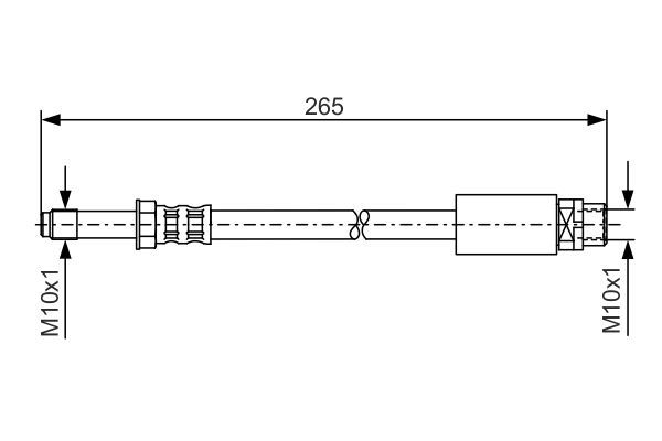 BOSCH 1 987 476 359 Brake Hose