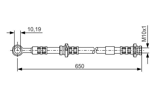 BOSCH 1 987 476 364 Brake Hose