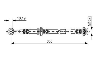 Brake Hose BOSCH 1 987 476 364