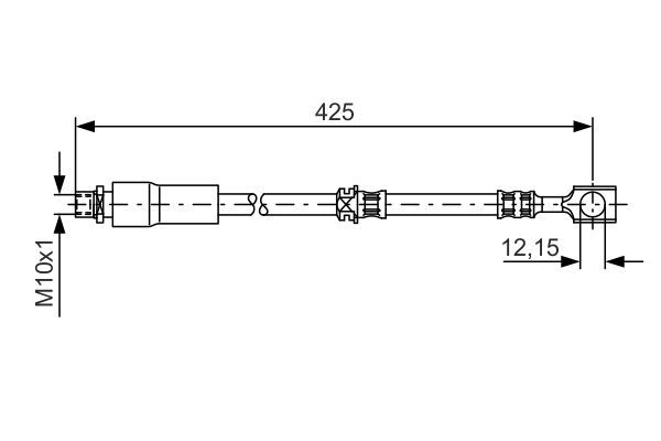 BOSCH 1 987 476 386 Brake Hose