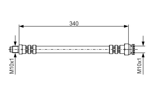 BOSCH 1 987 476 393 Brake Hose