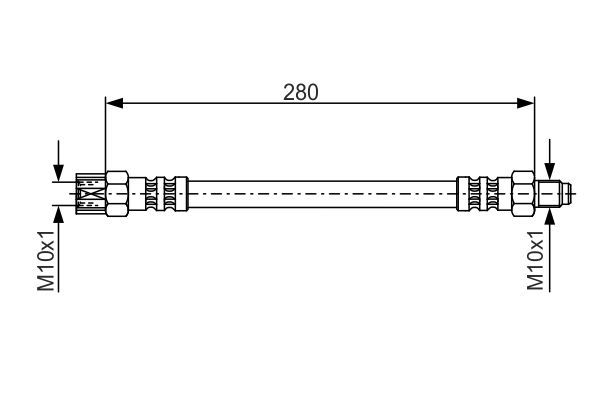BOSCH 1 987 476 396 Brake Hose