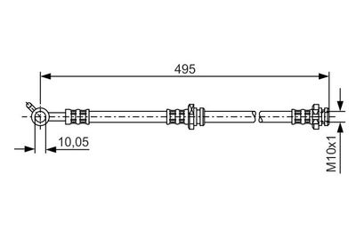 Brake Hose BOSCH 1 987 476 399