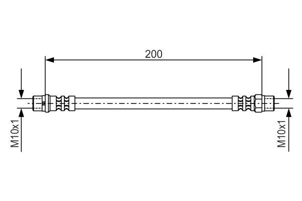 BOSCH 1 987 476 403 Brake Hose