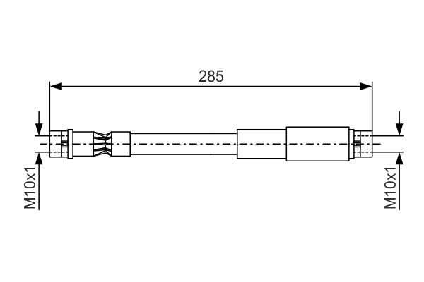 BOSCH 1 987 476 406 Brake Hose