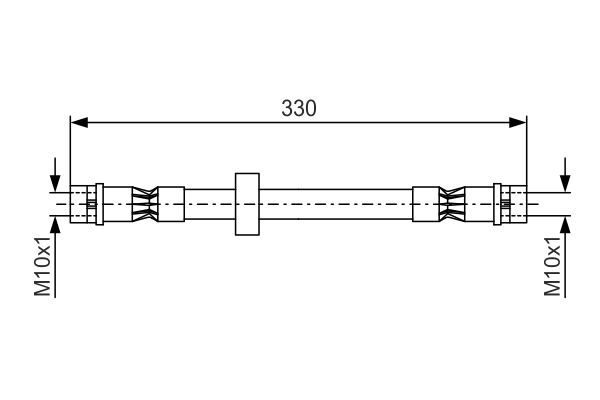 BOSCH 1 987 476 410 Brake Hose