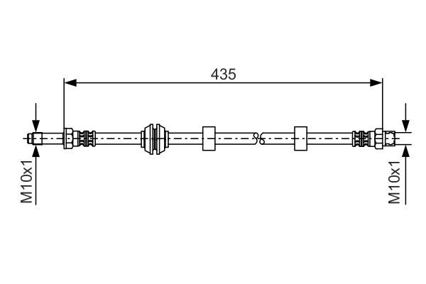 BOSCH 1 987 476 415 Brake Hose