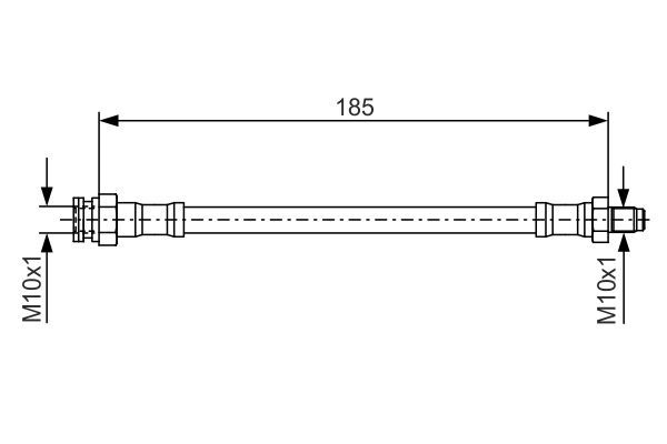 BOSCH 1 987 476 416 Brake Hose