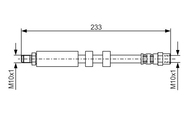 BOSCH 1 987 476 418 Brake Hose