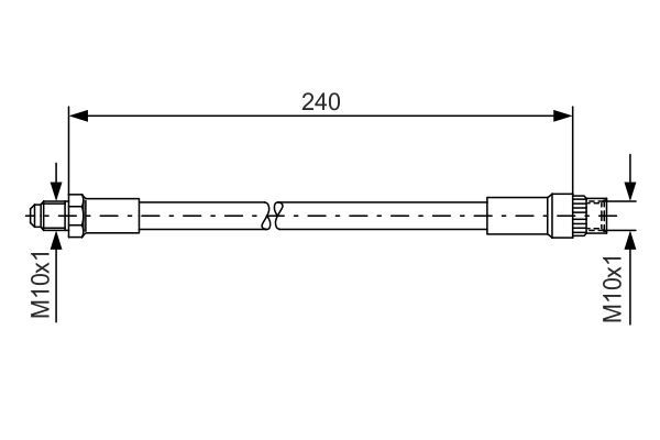 BOSCH 1 987 476 421 Brake Hose