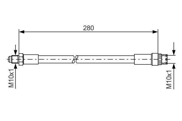 BOSCH 1 987 476 424 Brake Hose