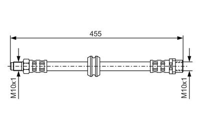 Brake Hose BOSCH 1 987 476 444