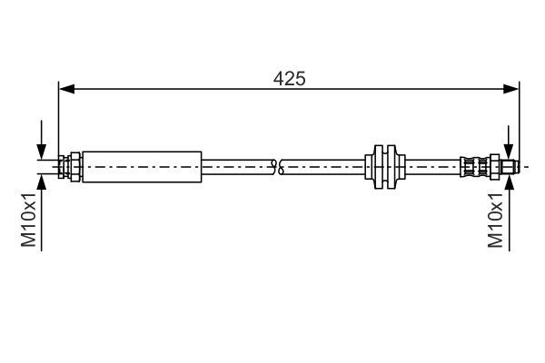 BOSCH 1 987 476 451 Brake Hose