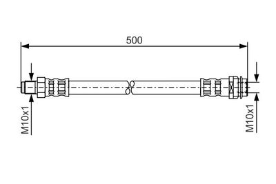 Brake Hose BOSCH 1 987 476 453