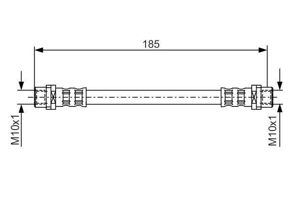 BOSCH 1 987 476 458 Brake Hose