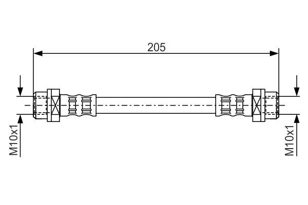 BOSCH 1 987 476 477 Brake Hose