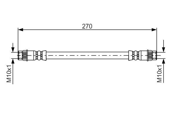 BOSCH 1 987 476 493 Brake Hose