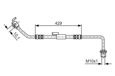 Brake Hose BOSCH 1 987 476 510