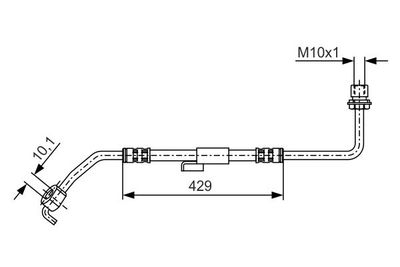 Brake Hose BOSCH 1 987 476 511