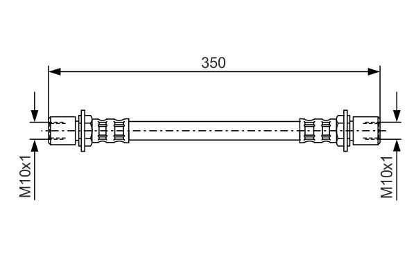 BOSCH 1 987 476 552 Brake Hose