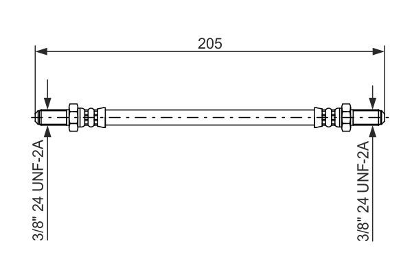BOSCH 1 987 476 575 Brake Hose