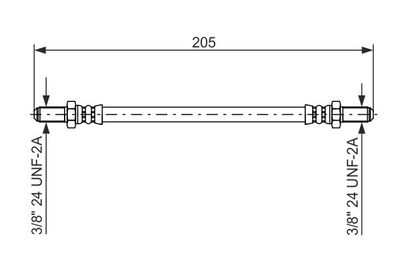 Brake Hose BOSCH 1 987 476 575