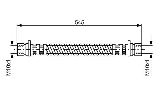 BOSCH 1 987 476 594 Brake Hose