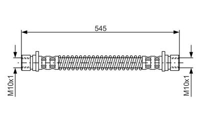 Brake Hose BOSCH 1 987 476 594
