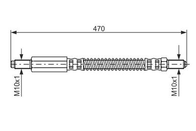 Brake Hose BOSCH 1 987 476 595