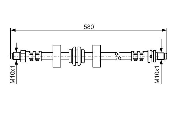 BOSCH 1 987 476 602 Brake Hose