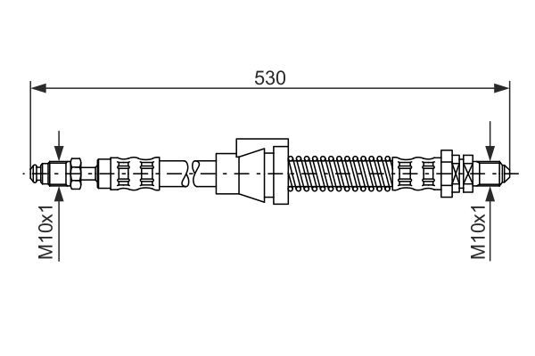 BOSCH 1 987 476 605 Brake Hose