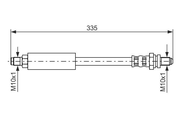 BOSCH 1 987 476 627 Brake Hose