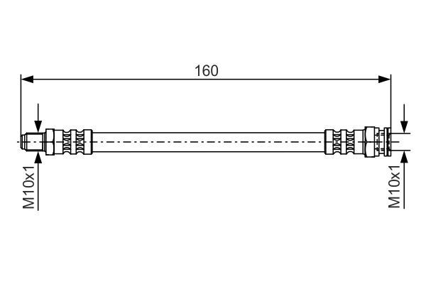 BOSCH 1 987 476 629 Brake Hose