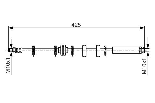 BOSCH 1 987 476 636 Brake Hose