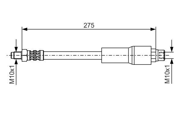 BOSCH 1 987 476 649 Brake Hose