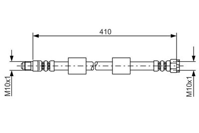 Brake Hose BOSCH 1 987 476 650
