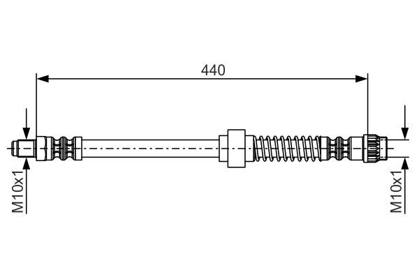 BOSCH 1 987 476 651 Brake Hose