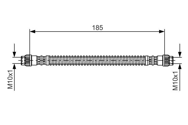 BOSCH 1 987 476 670 Brake Hose