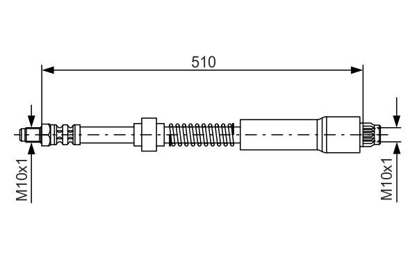 BOSCH 1 987 476 675 Brake Hose