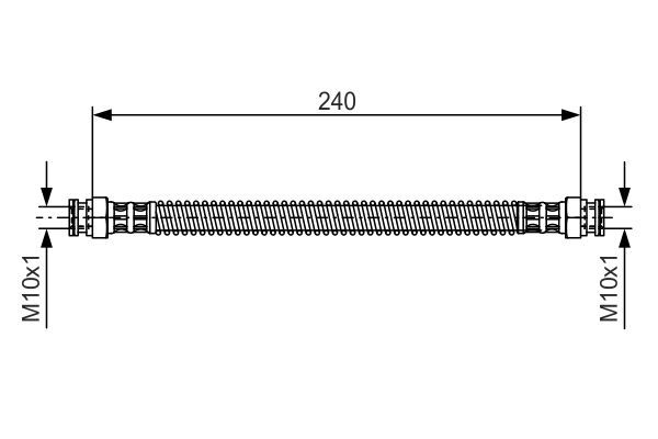 BOSCH 1 987 476 676 Brake Hose