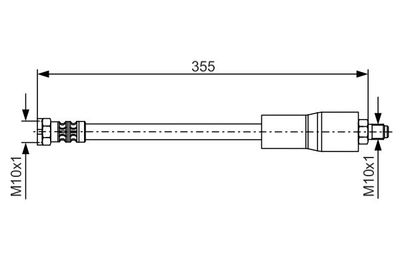 Brake Hose BOSCH 1 987 476 751