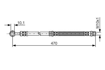Brake Hose BOSCH 1 987 476 775