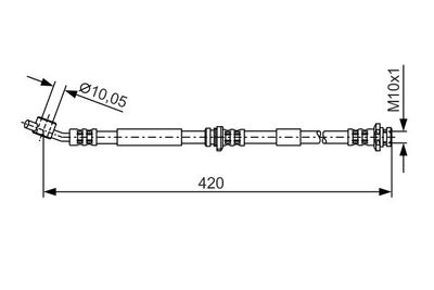 Brake Hose BOSCH 1 987 476 790