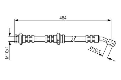 Brake Hose BOSCH 1 987 476 801
