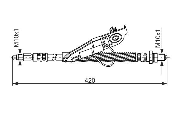 BOSCH 1 987 476 816 Brake Hose