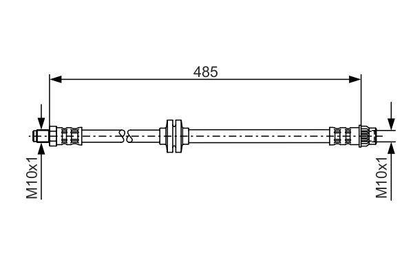 BOSCH 1 987 476 827 Brake Hose